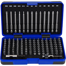 Bit-Box XL PROJAHN, 113 pcs., drive 6,3 / 1/4", DIN 3126/DIN ISO 1173, in plastic box