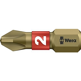 Bit Wera 851/1 BTH, Philips, PH 1, longueur 25 mm