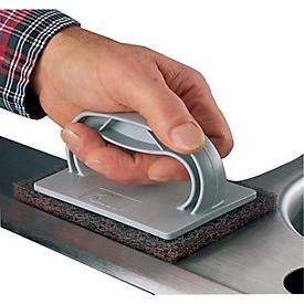 Bloc à main Scotch Brite™ PH-AC L120 x l80 mm, gris clair