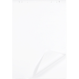 Bloc en papier pour flipchart - 80 g/m² - vierge - 5 blocs de 20 feuilles - notre marque Schäfer Shop Select