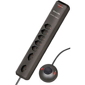 Bloc multiprise Comfort Switch Eco-Line, 7 prises