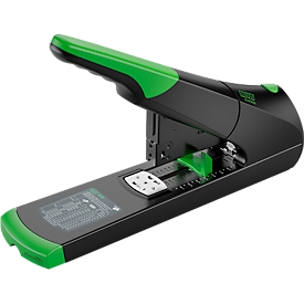 Block stapler NOVUS B 56 re+new, for staples type 23/8 to 23/24, up to 200 sheets, loading mechanism, ABS, full metal &amp; recycled plastic