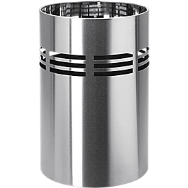 Blomus Corbeille à papier en métal Tronto, 20 litres, Ø 250 x H 375 mm, en inox