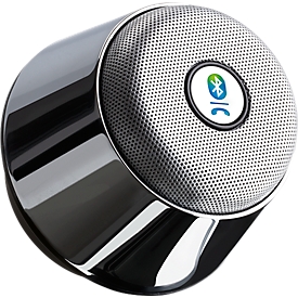Bluetooth luidspreker Chrome, met ingebouwde FM-radio, handsfree-functie