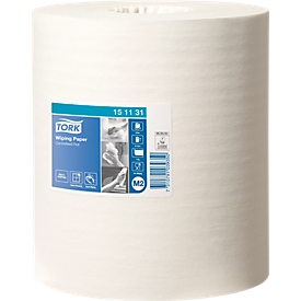 Bobine d'essuyage Advanced TORK®, 1 épaisseur, pour dévidage central, blanc, 6 rouleaux