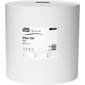 Bobine d'essuyage standard 320 TORK®, 2 épaisseurs 370 x 340 mm, blanc, 1 rouleau