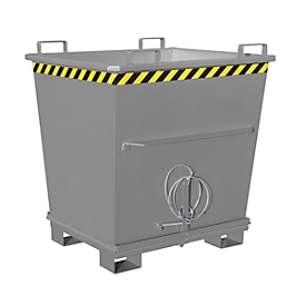 Bodemklepcontainer BKB 1000, grijs