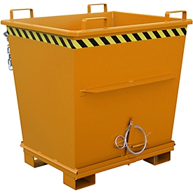Bodemklepcontainer BKB 1000, oranje