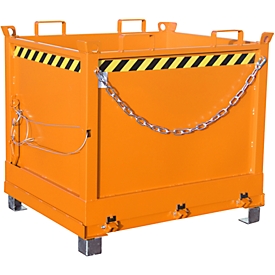 Bodemklepcontainer FB 1000, oranje