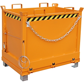 Bodemklepcontainer FB 750, oranje