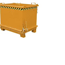 Bodemklepcontainer SB 1500, oranje