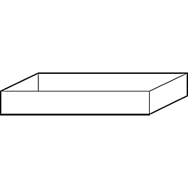 Bodemopvangbak Abz voor asecos veiligheidskasten van de series Q30, Q90 en S90, polypropyleen, grijs, B 749 x D 505 x H 107 mm, 22 l