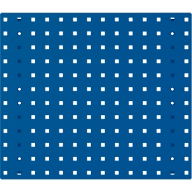 Bodempaneel Perfo 525, gatgrootte 9,2 x 9,2 mm, B 525 x D 13 x H 457 mm, plaatstaal met poedercoating, gentiaanblauw RAL 5010