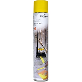 Bodenmarkierungsspray Durable DURALINE®, Inhalt 750 ml, gelb ähnlich RAL 1003 