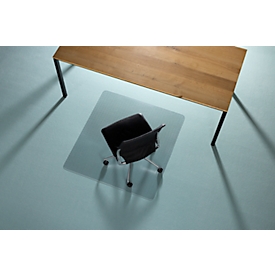 Bodenschutzmatte Duragrip Meta- RS Office Products, für Teppichböden, Ankernoppen, strukturiert, transparent, L 1200 x B 1100 mm