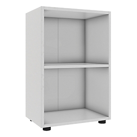 Boekenkast - hout - B 490 x D 320 x H 740 mm - wit