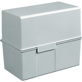 Boîte à fiches HAN, plastique, format A6 paysage, gris