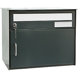Boîte aux lettres Sirius, pour montage mural, anthracite