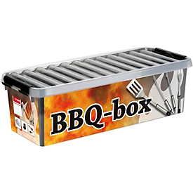 Boîte Barbecue Sunware Q-line, 9,5 l, avec compartiment pour accessoires