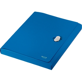 Boîte de classement Leitz Recycle, jusqu'à DIN A4, largeur de dos 30 mm, pour jusqu'à 250 feuilles, PP, bleu
