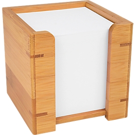 Boîte de notes Bambus Wedo, avec 900 feuilles, très solide