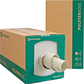 Boîte de papier macule, 290 lfm par bobine, pour le rembourrage de jusqu'à 1000 paquets