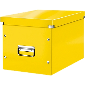 Boîte de rangement LEITZ® Click + Store, pour objets ovales/haut de 320 x 310 x 360 mm, jaune