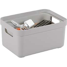 Boîte de rangement Sunware Sigma Home, 5 l, gris clair