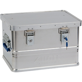 Boîte de transport Alutec CLASSIC 30, aluminium, 30 L, L 430 x l. 335 x H 270 mm, serrures à cylindre