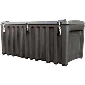 Boîte de transport et de plateforme CEMO CEMbox 750, polyéthylène, 750 l, L 1700 x l 840 x H 800 mm, empilable, anthracite