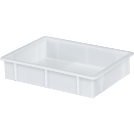 Boîte, plastique, 10 L, blanc