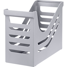 Boîte pour dossiers suspendus Re-Solution, gris