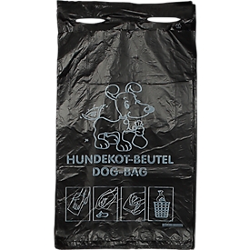 Bolsas de desechos de perro, negras, 2000 piezas