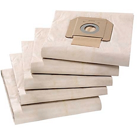 Bolsas de filtro de papel para aspirador seco/húmedo KÄRCHER® NT 48/1 ADV, 5 unidades