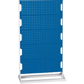 Bott stationäres Lochplatten-System Perfo Rack, 10 Lochplatten, B 1000 x T 550 x H 1775 mm, Stahl, lichtgrau RAL 7035/enzianblau RAL 5010