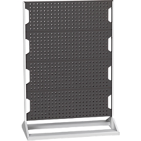 Bott stationäres Lochplatten-System Perfo Rack, 8 Lochplatten, B 1000 x T 550 x H 1450 mm, Stahl, lichtgrau RAL 7035/anthrazitgrau RAL 7016