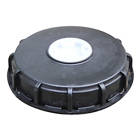 Bouchon à vis pour IBC pour fût électrique et pompes IBC CEMO, DN 150, avec 2" IT, joint TPE