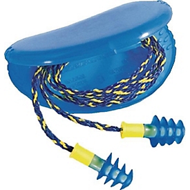 Bouchons d'oreilles HONEYWELL HOWARD LEIGHT Fusion, EN 352-2, SNR 28 dB, TPE, réutilisables, avec cordelette, 50 paires/boîte