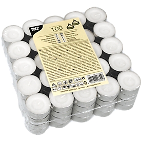 Bougies chauffe-plat 100 p.