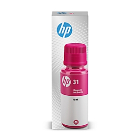 Bouteille d'encre originale HP 31, pack individuel, magenta
