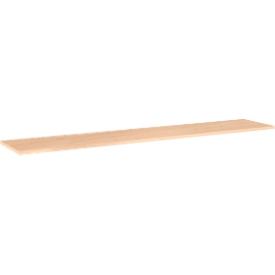 Bovenzijde voor balie Tool, recht, middenelement, beukenpatroon