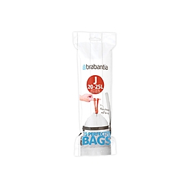 Brabantia PerfectFit - Mülleimerbeutel - Zugschnur - 23 L - Polyethylen hoher Dichte (HDPE)