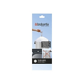 Brabantia Size H - Mülleimerbeutel - Zugschnur - 50 L - Polyethylen hoher Dichte (HDPE)