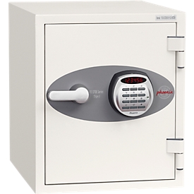 Brandbeveiligingskast FS 1282 E, elektronisch slot, staal, signaalwit RAL 9003, signaalwit RAL 9003