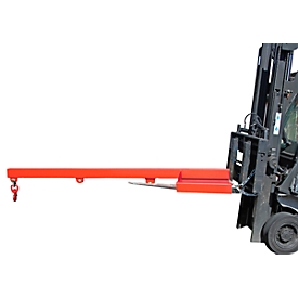 Bras de levage pour chariot élévateur, 2400 - 1,0, rouge RAL 3000