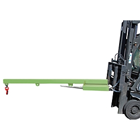 Bras de levage pour chariot élévateur, 2400 - 1,0, vert RAL 6011