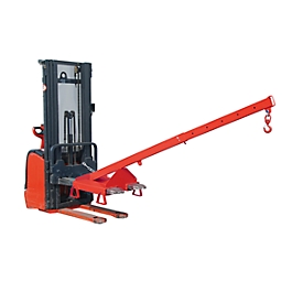 Bras de levage pour chariot élévateur, LAT 25 - 1,0, rouge RAL 3000