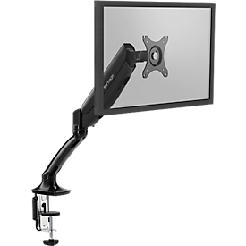 Bras pour écran unique Vantage Office, jusqu'à 27 pouces, réglable en hauteur/profondeur, fonction d'inclinaison, VESA, noir