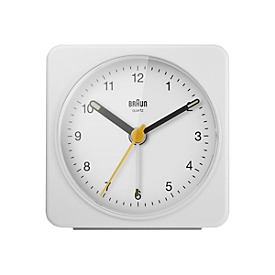 Braun BC03W - Wecker - viereckig - Quarz - Schreibtisch