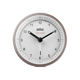 Braun BC07 - Wecker - rund - Quarz - Schreibtisch